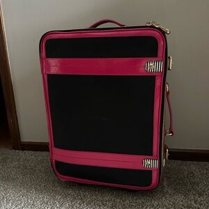 Henri Bendel Black & Pink Suitcase